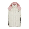 Moncler Parana Hooded Quilted Puffer Jacket In Ivory