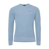 Moncler Reflective Logo Patch Waffle Knit Sweater In 721