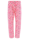 Paccbet Workwear Floral Pants In Pink