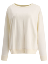 Frame Au Natural Uni Sweatshirt In White