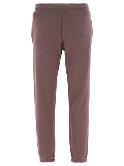 Market Logo-embroidered Track Trousers In Brown