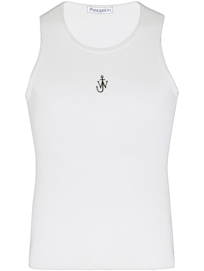 Jw Anderson Photograph-print Tank Top In White