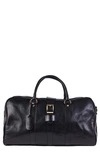 Persaman New York Salvatore Duffle Bag In Black