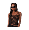 Edikted Gianna Sheer Lace Camisole In Black
