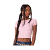 Edikted Bambi Open Back Crop T-shirt In Light Pink
