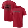 Fanatics Branded  Red Tampa Bay Buccaneers Home Field Advantage T-shirt In Red