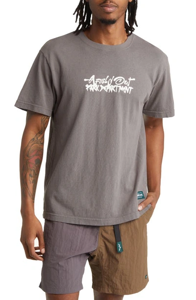 Afield Out Department Graphic T-shirt In Pepper