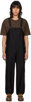 BEAMS BLACK PEACE DYE MILITARY OVERALLS