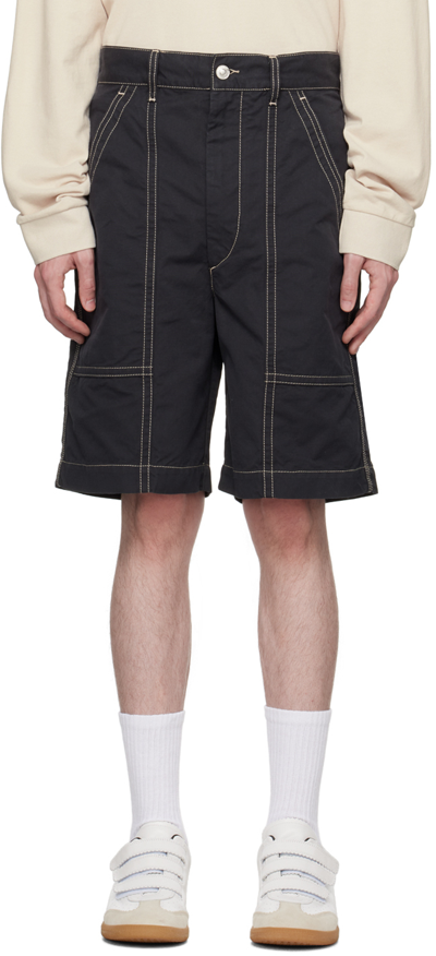 Isabel Marant Black Loukas Shorts