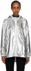 Moncler Silver Jubba Reversible Jacket In M93 Silver