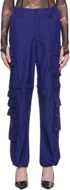 Ksubi Navy Connekt Trak Trousers In Navy