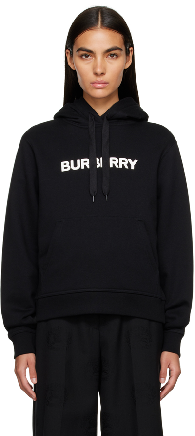 Burberry Poulter Hoodie In Black