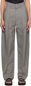 Isabel Marant Trousers In Ecbk Ecru/black
