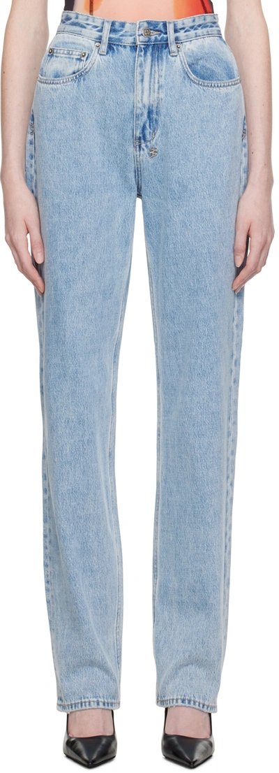 Ksubi Blue Low Rider Jeans In Denim