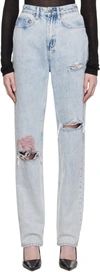 Ksubi Blue Playback Jeans In Denim