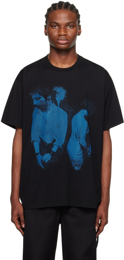 Burberry Photography-print Cotton T-shirt In Black