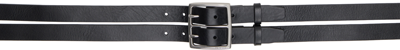 Rag & Bone Black Hookup Belt In Blk