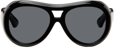 Port Tanger Black Tayyib Sunglasses In Black/black