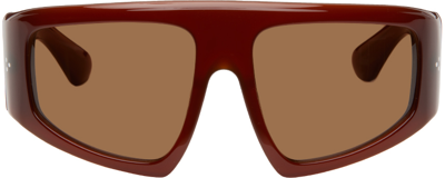 Port Tanger Brown Noor Sunglasses In Alkakaw/tobacco