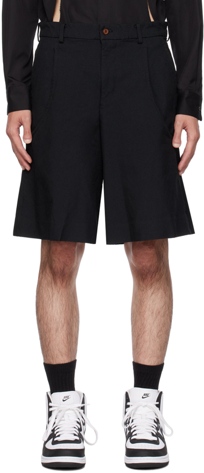 Black Comme Des Garçons Black Six-pocket Shorts In 1 Black