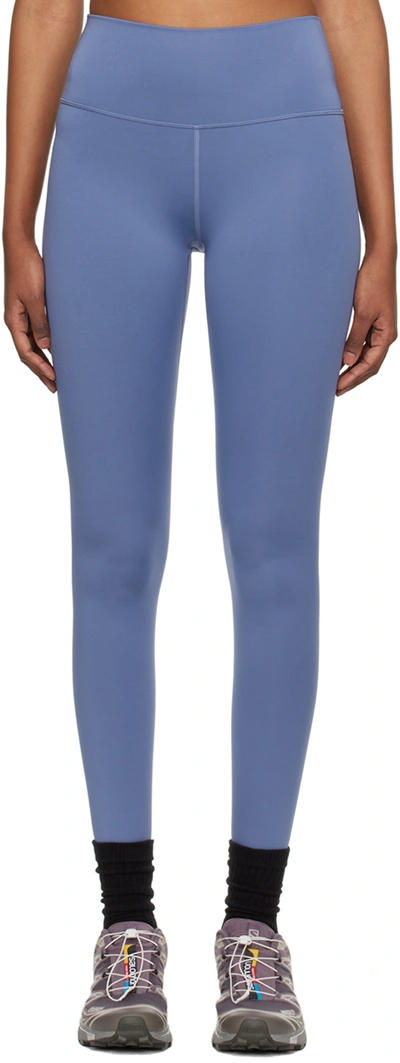 Alo soft Foldover Waist Bootcut Leggings in Infinity Blue