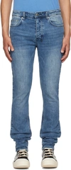 Ksubi Blue Van Winkle Korrect Jeans In Denim