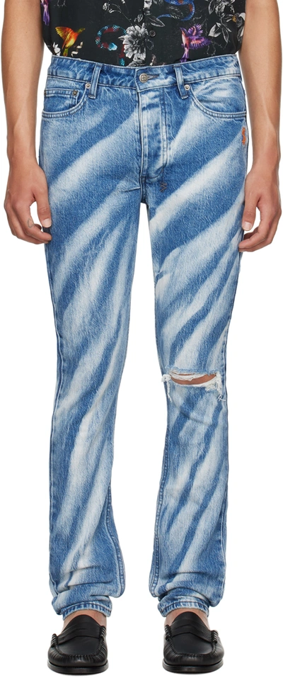 Ksubi Blue Chitch Kaos Jeans In Denim