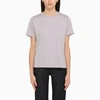 Calvin Klein Lilac Crew-neck T-shirt With Logo In Purple
