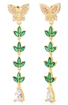 Gabi Rielle 14k Over Silver Earrings In Gold