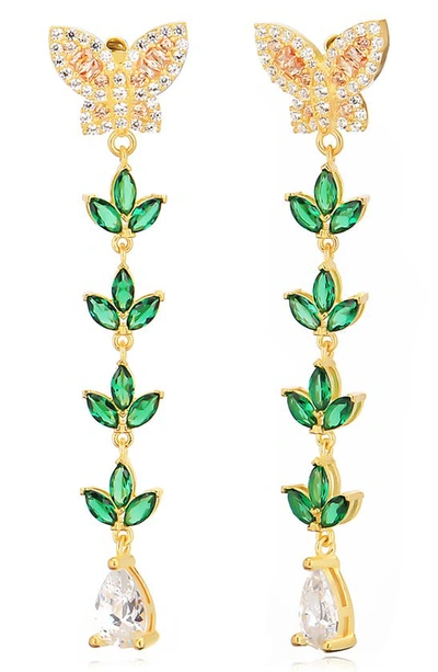 Gabi Rielle 14k Over Silver Earrings In Gold