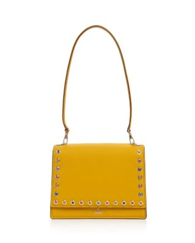 Kate Spade Devoe Street Sophie Leather Shoulder Bag In Saffron/light Gold