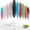 Zulay Kitchen Double Grip Milk Frother Handheld (batteries Included) In Black