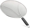 Shop Zulay Kitchen Stainless Steel Splatter Screen For Frying Pan In Black