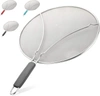 Shop Zulay Kitchen Stainless Steel Splatter Screen For Frying Pan In Grey