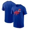 NIKE NIKE  ROYAL BUFFALO BILLS LOGO ESSENTIAL T-SHIRT