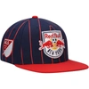 Mitchell & Ness Men's  Navy New York Red Bulls Team Pin Snapback Hat In Navy