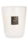 Voluspa Santal Vanille Luxe Jar Candle In Santal Vanille J Lidded Hearth