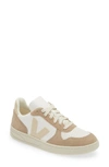Veja V-10 Sandy Blond Sneakers Women In White,beige,pink