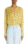 ISABEL MARANT LEIDY BOTANICAL PRINT BLOUSE