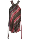 Seafarer Asymmetrical Printed Shirt In Multicolour