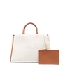 Lanvin Logo-print Leather Tote Bag In 001