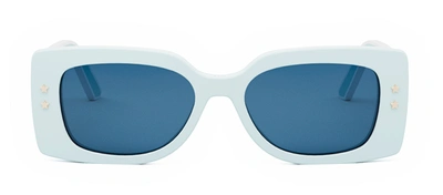 Dior Pacific S1u Blue Rectangle Sunglasses