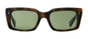 Garrett Leight Gl 3030 2126 Spbrnsh/sfvvg Square Sunglasses In Green