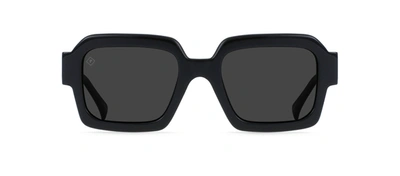 Raen Mystiq Pol S236 Rectangle Polarized Sunglasses In Grey