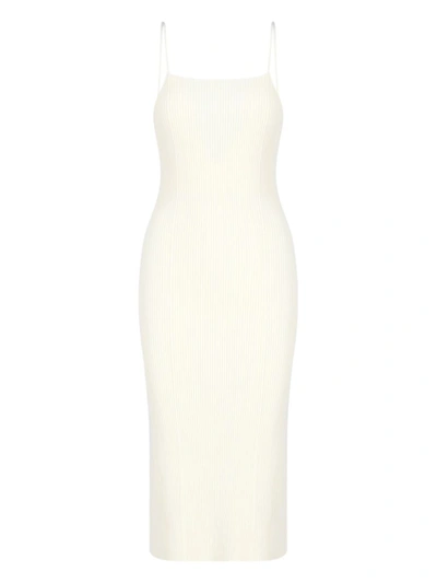 Aeron Zero104 Ribbed Cami Dress In Crema