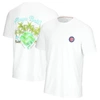 TOMMY BAHAMA TOMMY BAHAMA  WHITE CHICAGO CUBS PLAYA BALL T-SHIRT