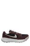 Nike Acg Lowcate Hiking Sneaker In Earth/ Light Iron Ore/ Black