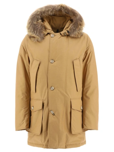 Woolrich "arctic" Parka In Beige