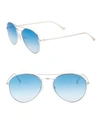 TOM FORD 55MM Ace Aviator Sunglasses