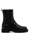 Premiata Patent Leather Ankle Boots In Black